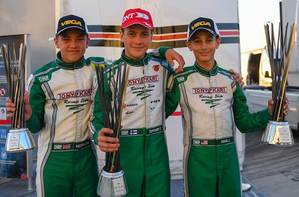 Tony Kart titré à la WSK Open Cup, Birel Art aussi, Renaudin 2e du général