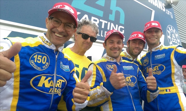 Avec la deuxième équipe La Manche-Kartmag managée par François Hurel, Jacky Foulatier s’est offert la victoire en Master pour sa dernière participation aux 24H du Mans avec Emilien Grosso, Arnaud Bouilland et Matthieu Bourdon.