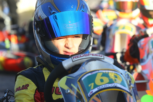Arthur Marcou fait le grand saut vers le KZ2 en 2022 et débutera à l’Open Kart à Salbris !