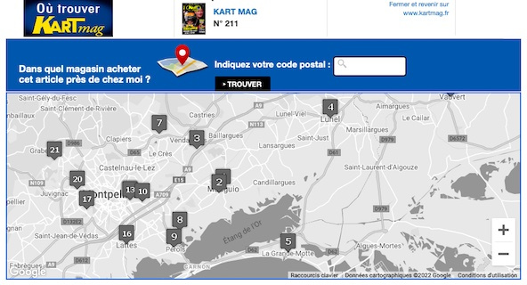 Où trouver Kart Mag en kiosque près de chez vous?