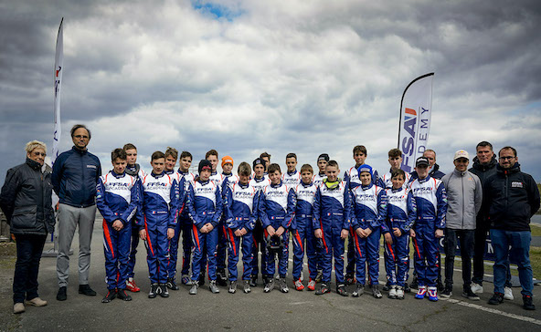 Présence de Nicolas Deschaux, le Président de la FFSA, à Salbris