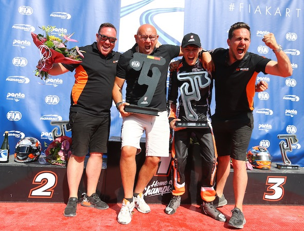 Emilien Denner prend la tête du Championnat d’Europe KZ