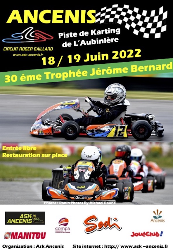 Le Trophee Jerome Bernard a Ancenis fete sa 30e edition les 18 et 19 juin