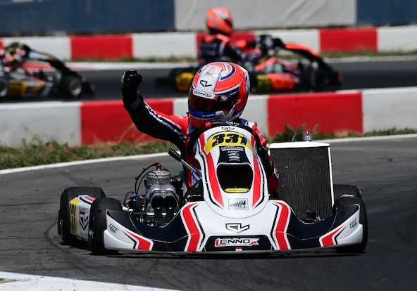 Le Français Tom Leuillet Champion d’Europe KZ2, Ippolito titré en KZ