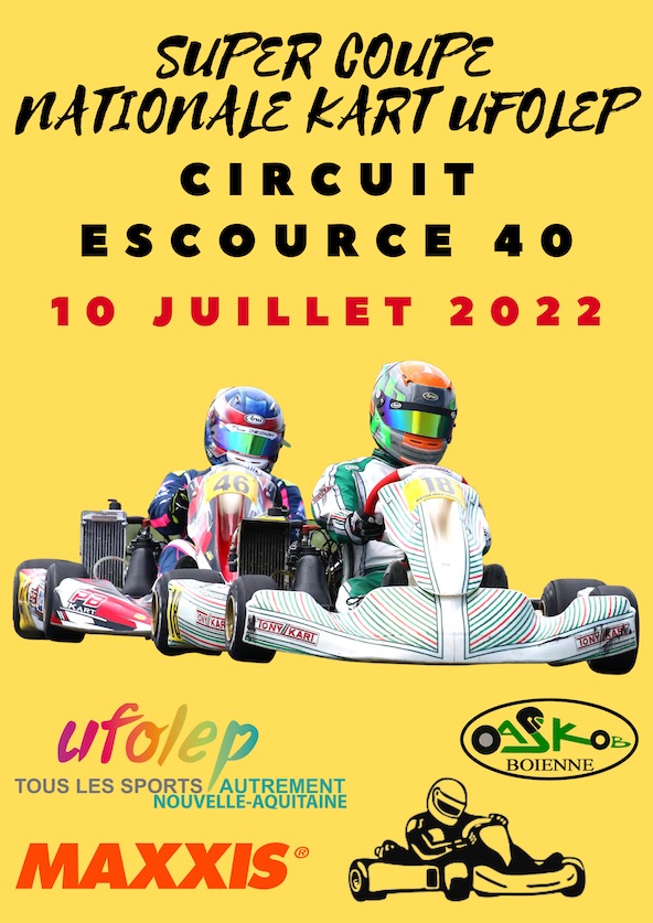Rendez-vous a Escource pour la Super Coupe Nationale Kart Ufolep - copie