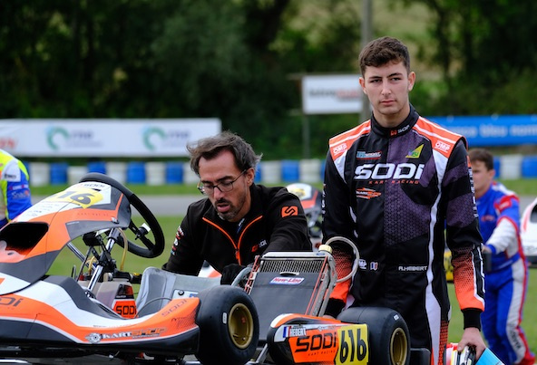 Combiner kart et études, c’est possible, exemple avec Andréas Hebert, 8e au France KZ2