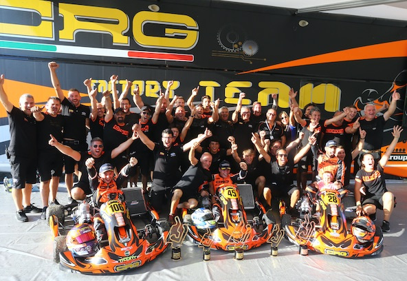 Des titres par équipe en FIA Karting en 2023 en KZ, KZ2, OK et OK-Junior