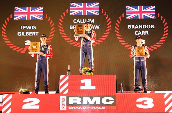 Grosse domination britannique en Rotax Senior
