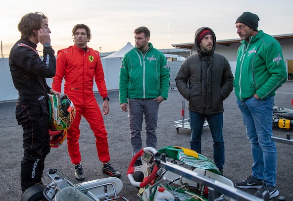 Carlos Sainz prepare sa saison de F1 avec Tony Kart a Franciacorta-4