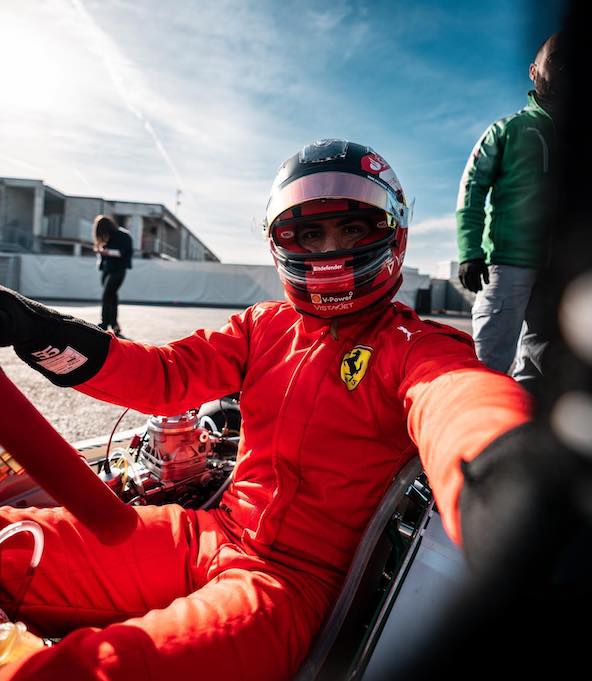 Carlos Sainz prepare sa saison de F1 avec Tony Kart a Franciacorta-7