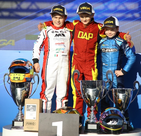 Le KR aux couleurs DAP déjà sur la plus haute marche d'un podium d'une épreuve internationale, avec le Belge Venant
