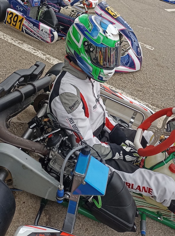 Rotax Winter CupPodium de Nicolas Picot en Master Kartmag