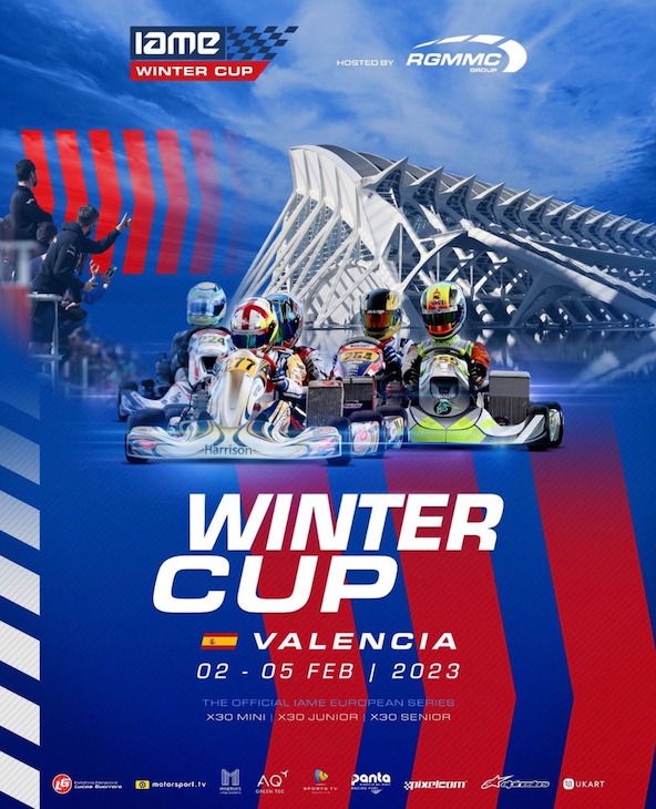 Suivez en live la IAME Winter Cup 2023 a Valencia Espagne-1