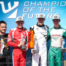 Arthur Poulain sur le podium de la Champions of the Future à Valencia