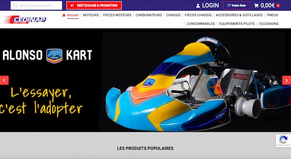 Cedinap ouvre son Kart Store sur internet