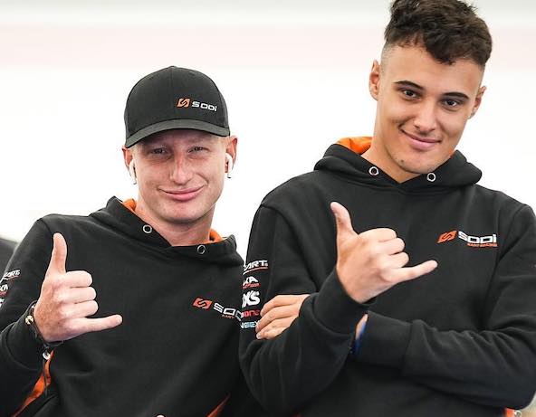 Senna Van Walstijn (à g.) et Emilien Denner ont une belle marge de progression devant eux...