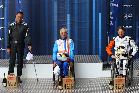 Finale à rebondissements en Handikart qui consacre Marc Borgetto