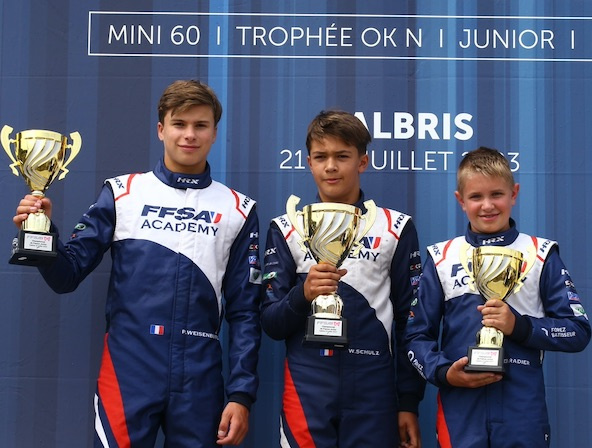 Pacôme Weisenburger Champion de France Junior 2023 malgré Walter Schulz et Lisa Billard