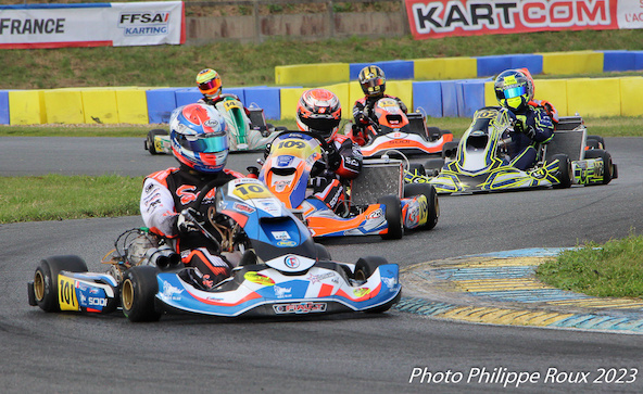 4e Coupe de France KZ2 Master pour Charles Fiault, 2e pour Emmanuel Ducrot en KZ2 Gentleman