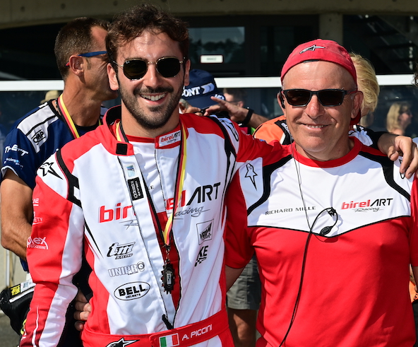 Alessio Piccini, 8e en finale, avec son papa, Alessandro, l'homme aux 4 titres de Champion du Monde