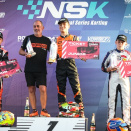 Retour sur la NSK à Varennes (1/2): Théo Battisti (Mini 60) et Hugo Martiniello (Nationale) Champions !
