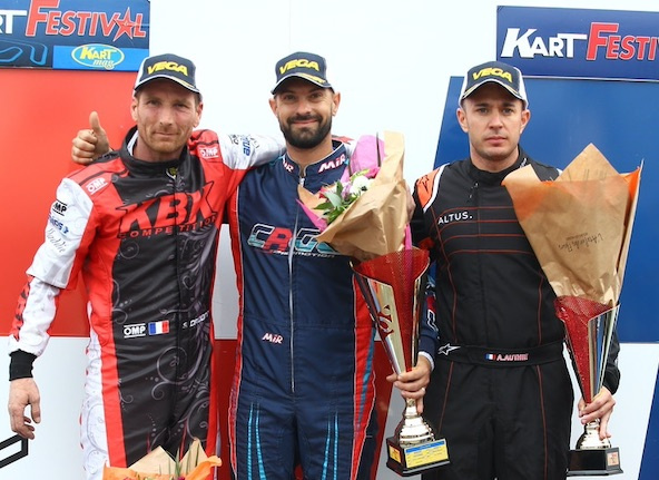 Kart Festival: Chapon domine en Master devant Daidone, vainqueur en Gentleman