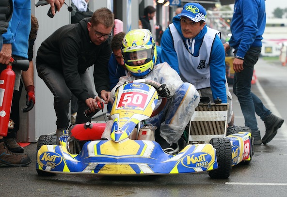 Théo a participé aux 24 Heures du Mans Karting avec le team n°50 La Manche-Kartmag