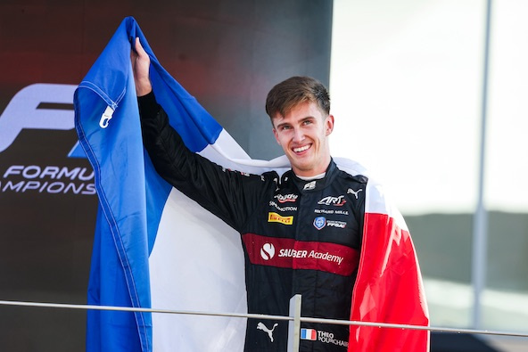 Kart Mag félicite Théo Pourchaire, Champion F2 FIA 2023… quel palmarès pour Théo !