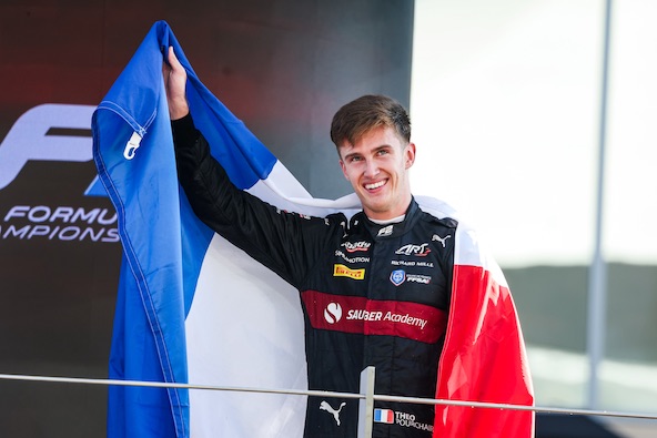 Kart Mag felicite Theo Pourchaire Champion F2 FIA-Quel palmares pour Theo