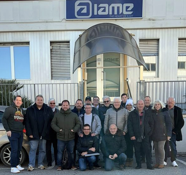 De nombreux officiels en visite en Italie a la IAME-1
