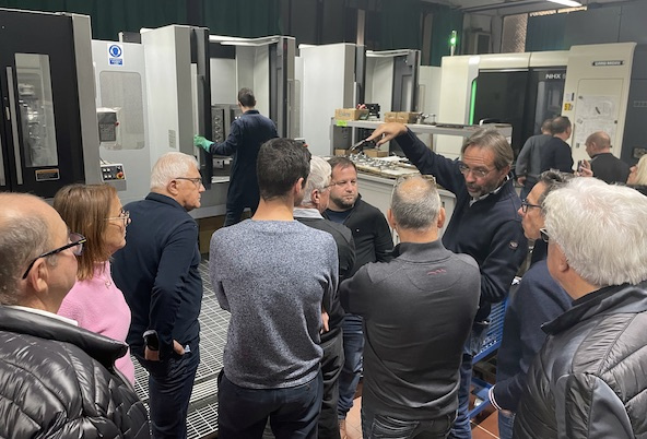 De nombreux officiels français en visite en Italie à la IAME
