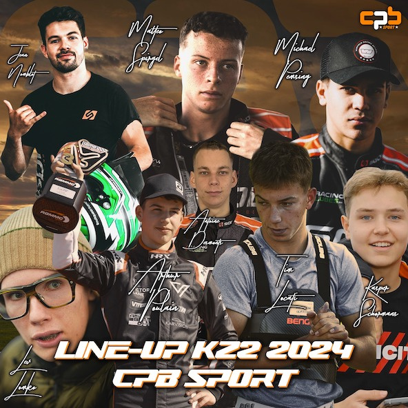 CPB Sport annonce ses pilotes KZ2 pour 2024, avec Arthur Poulain en renfort