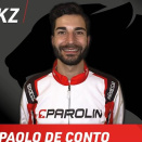 Retour en 2024 du double Champion du Monde Paolo De Conto en KZ1 avec Parolin Motorsport