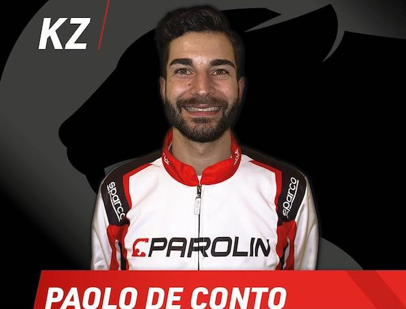 Retour en 2024 du double Champion du Monde Paolo De Conto en KZ1 avec Parolin Motorsport