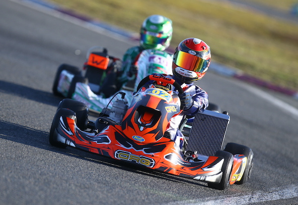 Salbris: Hugo Martiniello résiste à Clovis Nougueyrede en Senior IAME