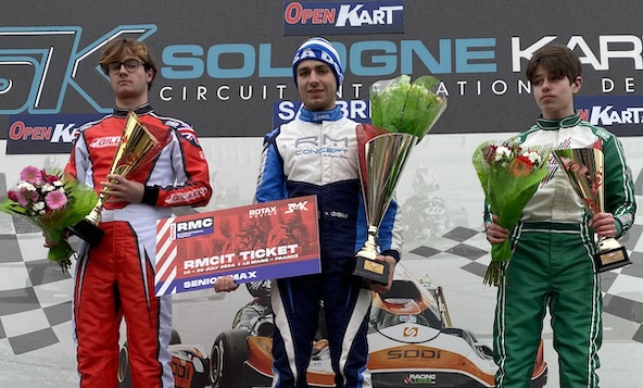 Salbris: Nolan Lemeray impérial sous la pluie de la finale à l’Open Kart Mag
