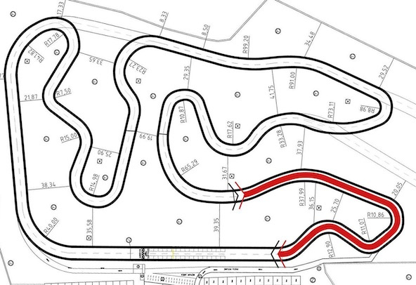 Encore un nouveau tracé pour le circuit international de Naples à Sarno