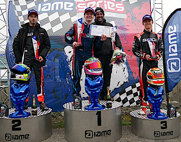 IAME Series France: Ewan Carrot inaugure le IAME S125 à Lyon