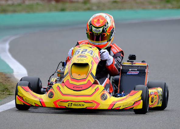 1ère grande épreuve nationale en France pour cette nouvelle coupe de marque de la IAME: le S125 (Photo IAME Series France-Agence LGP)
