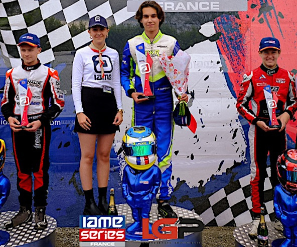 X30 Senior: Matis Barbe vainqueur, Clovis Nougueyrede leader en IAME France