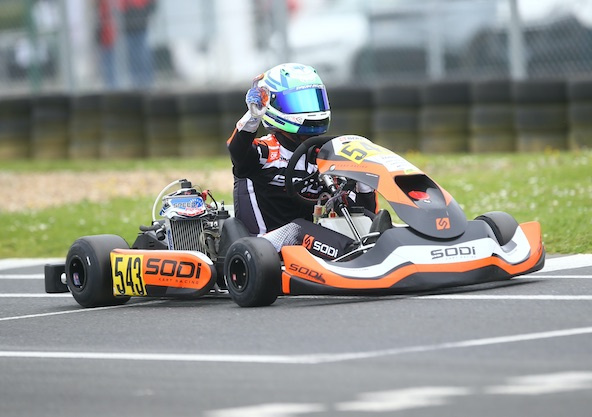 NSK / Rotax Senior: Mehdi Lassoued s’impose malgré une mésaventure en super heat