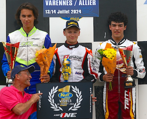 Clovis Nougueyrede impérial en X30 Senior au Trophée Kart Mag
