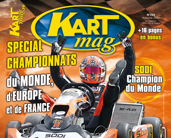 Derniers jours en kiosque pour le numéro 222 de Kart Mag