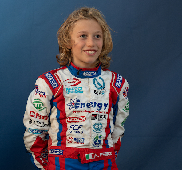 En plus de se voir titré chez les U10, ll'Italien Niccolo Perico a souvent brillé au scratch avec les autres Minis 60