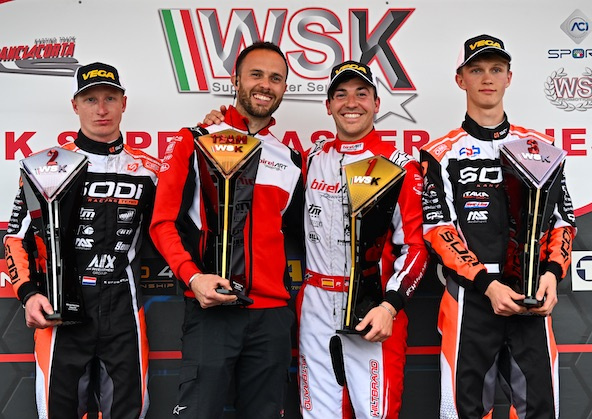 KZ2: Mattéo Spirgel encore avec les meilleurs à Franciacorta