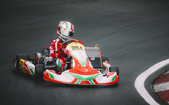 Noah Baglin: Un nouveau kartman à la Ferrari Driver Academy