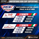Des tickets pour la Rok Superfinal 2025 à Lonato à décrocher lors du Défi France et du Challenge Minarelli