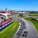 Une belle innovation en IAME Series Benelux avec de superbes images de drone intégrées au live streaming