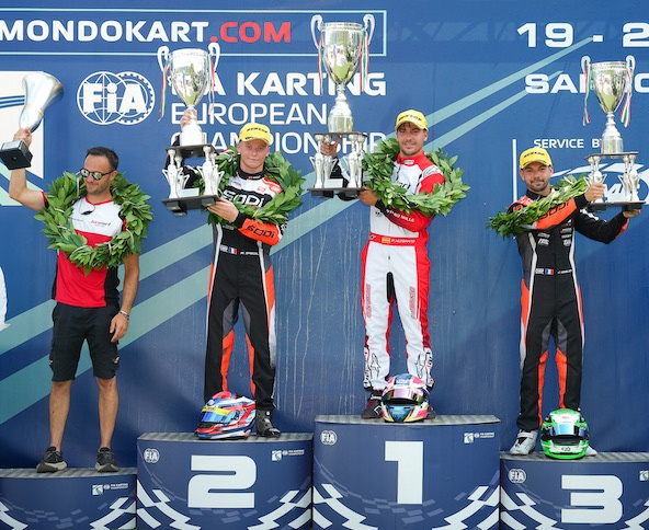 Europe KZ1: L’Espagnol Hiltbrand impérial comme à Valencia, les Français Spirgel et Nomblot sur le podium