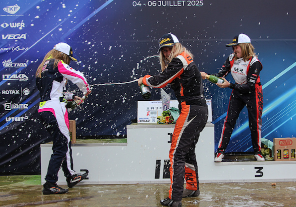Tania Cirelli touche au but au Championnat de France des Féminines à St Amand